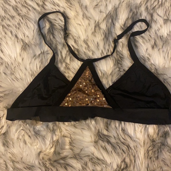 Beach Bunny After Dark gold sequin bikini - Picture 4 of 7